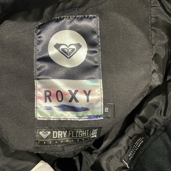 Roxy big girls navy blue snow pants size 10 - Picture 7 of 7